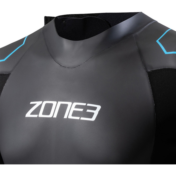 2024 Zone3 Mens Aspect Breaststroke Swim Wetsuit WS23MAPT101 - Black / Blue